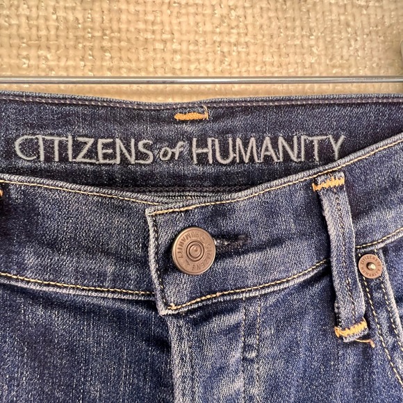 Citizens of Humanity Jeans Womens Denim Blue Straight Leg‎ Size 26 - Picture 11 of 15